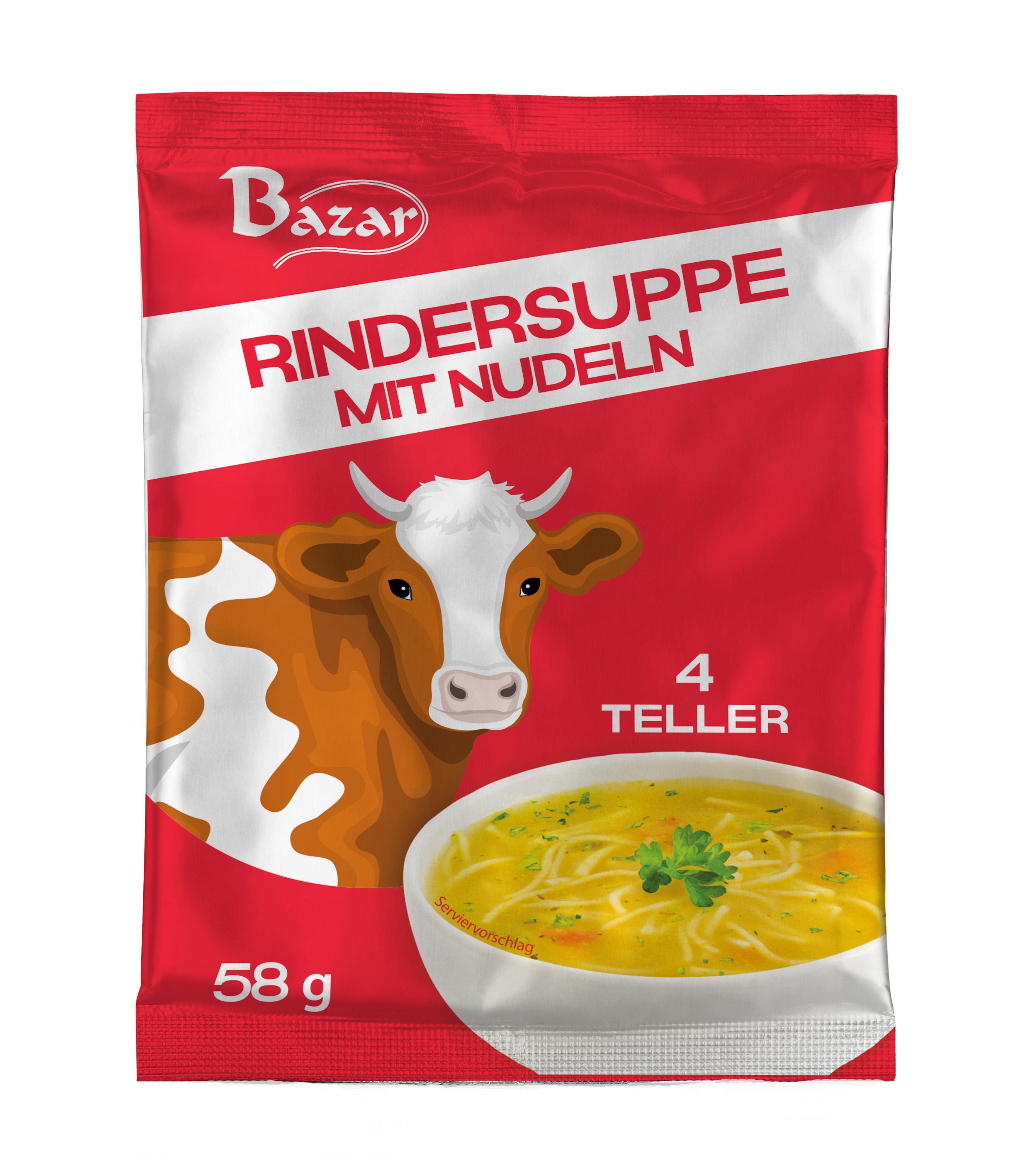 Bazar Rindersuppe 58g