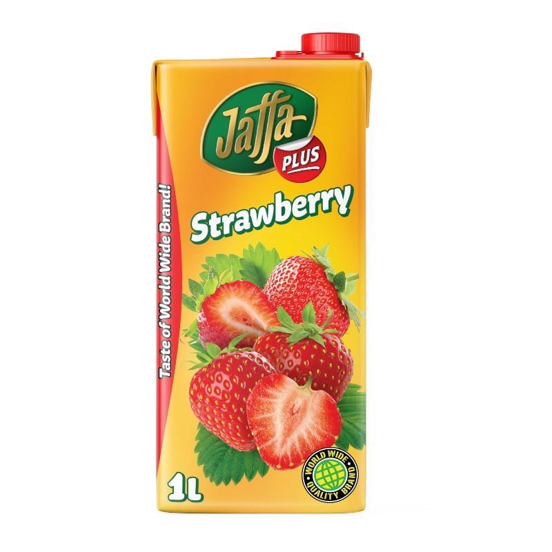 Jaffa Plus Erdbeersaft 1 liter Tetrapack Slim Angebot 25.06-06.07.25