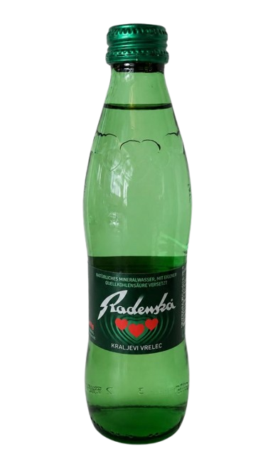 Radenska Sprudelwasser 250ml Glas Radenska Sprudelwasser 250ml Glas