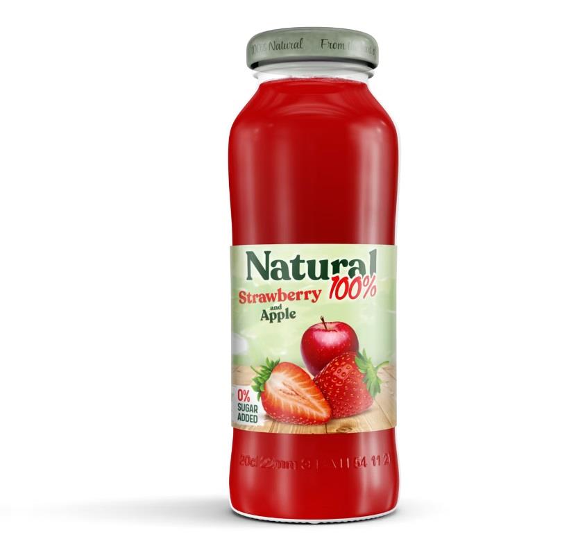 Relax Natural 100% Erdbeere 200ml Glas Relax Natural 100% Erdbeere 200ml Glas