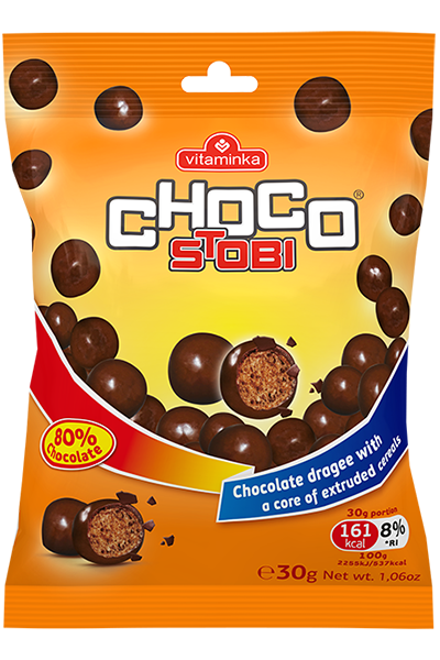 Choco Stobi Schoko-Kugeln Vitaminka 150g Choco Stobi Schoko-Kugeln Vitaminka 150g