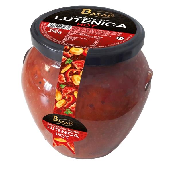 Bazar Lutenica Gemüsemischung Scharf 550g