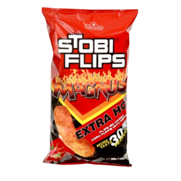 Stobi Erdnussflips Vitaminka Magnus Hot & Spicy 200g