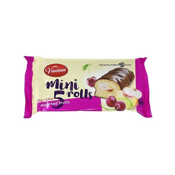 Mini Kuchenrolle Fruchtmix 5er Pack Vincinni 175g