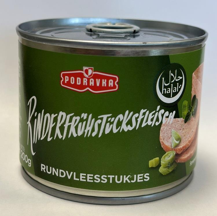 Podravka Narezak HALAL (Rinderfrühstücksfleisch) 200g