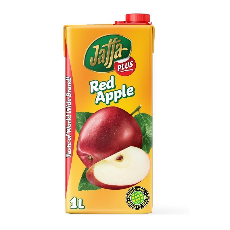 Jaffa Plus roter Apfelsaft 1 liter Tetrapack Slim Angebot 25.06-06.07.25