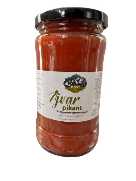 Dost Ajvar pikant Paprika-Gemüsezubereitung 370g