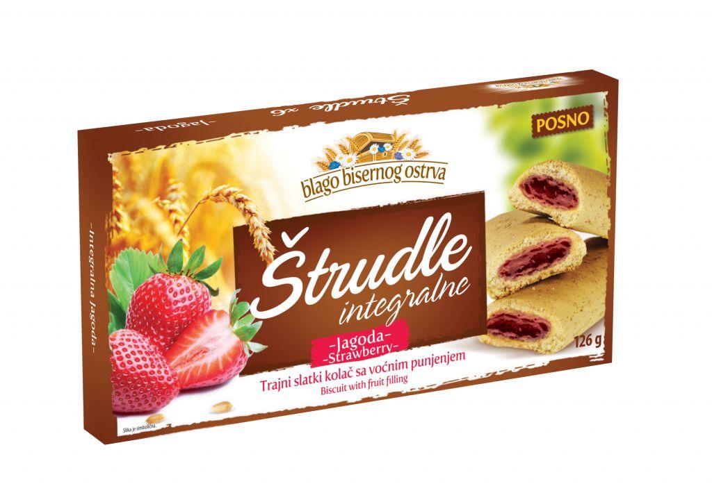 Vollkornstrudel - Teeg. Erdbeeren 252g