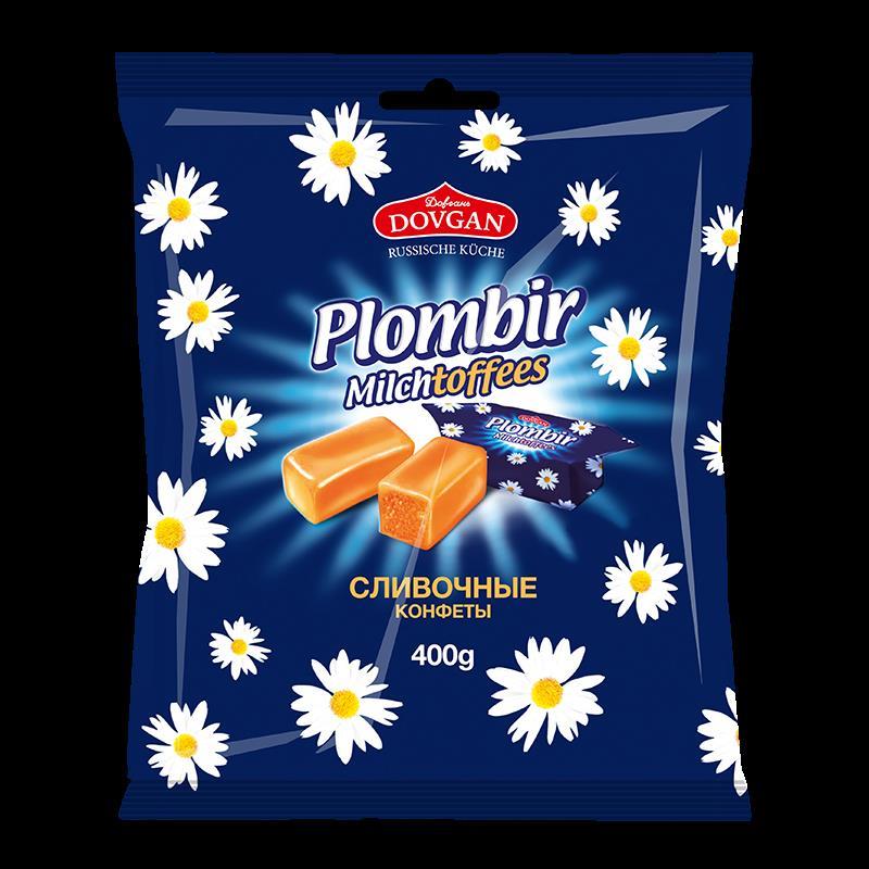 DOVGAN Plombir Karamell Milch Toffees 400g