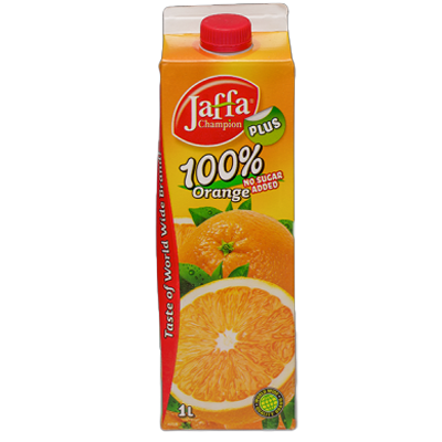 Jaffa Plus Orangensaft 1 liter Tetrapack Slim