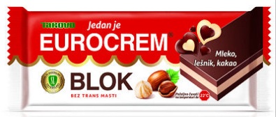 Eurocrem Block Blockschokolade Swisslion 40g