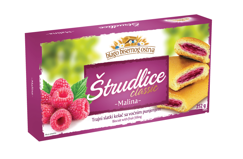 Strudel Himbeere Malina 252g MHD 05/26