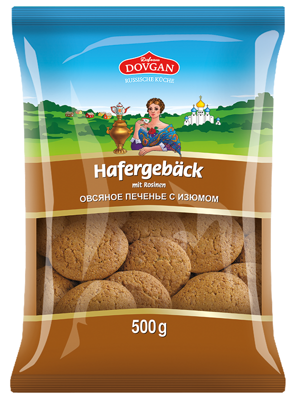 Hafergebäck mit Rosinen 500g