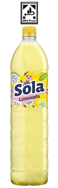 Sola Limonade 1,5l PET mit Pfand