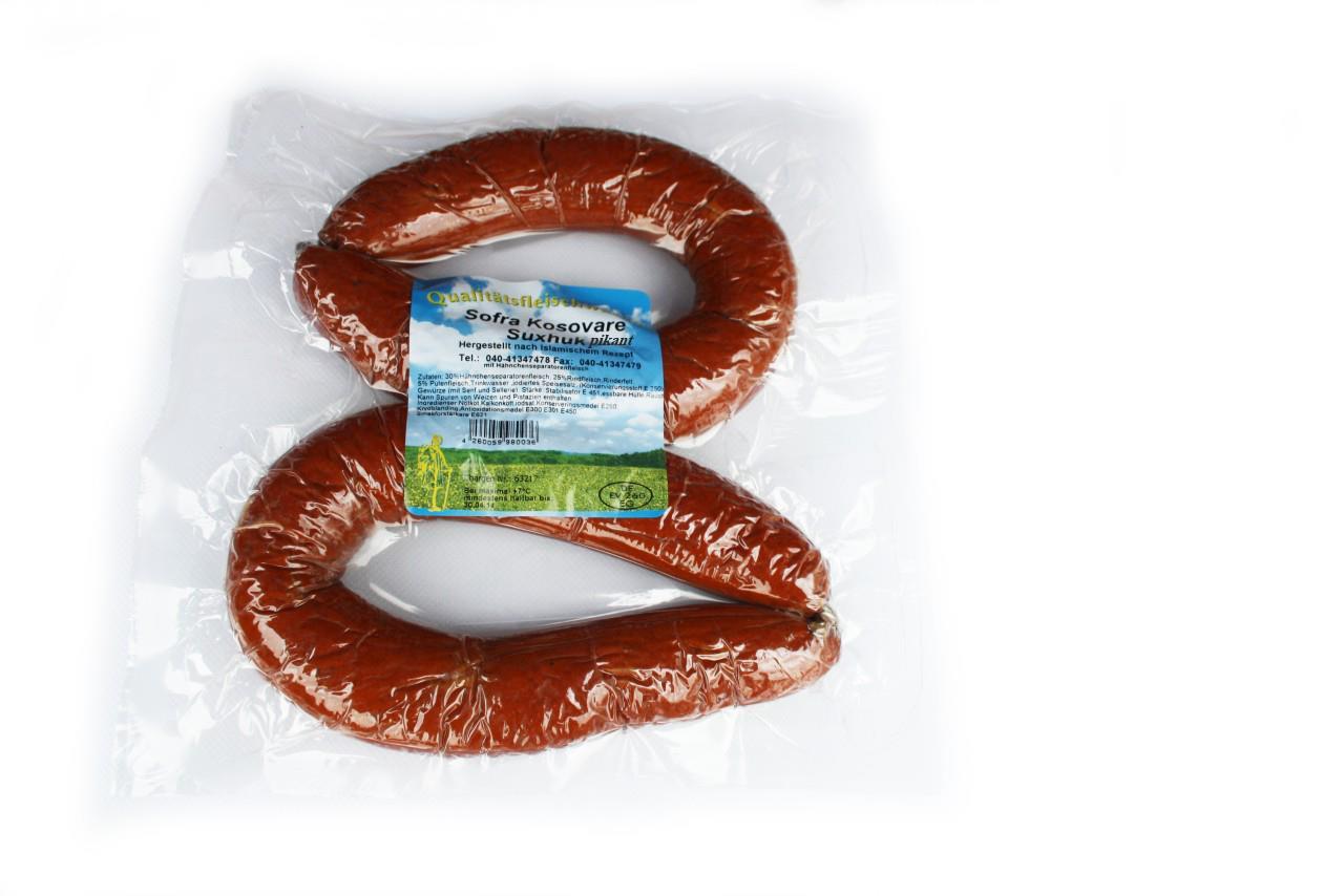 Kosova Suxhuk, pikant / Preisanpassung