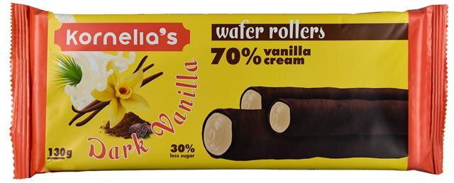 Waffelröllchen Vanillecremefüllung 130g