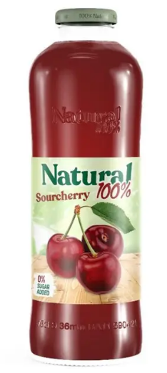 Relax Natural 100% Sauerkirsche 750ml Glas