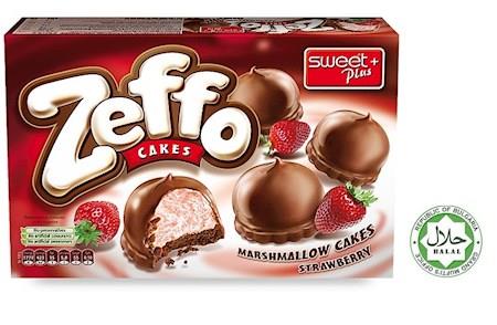 Zeffo Marshmallow Erdbeer Kakao Cakes 150g