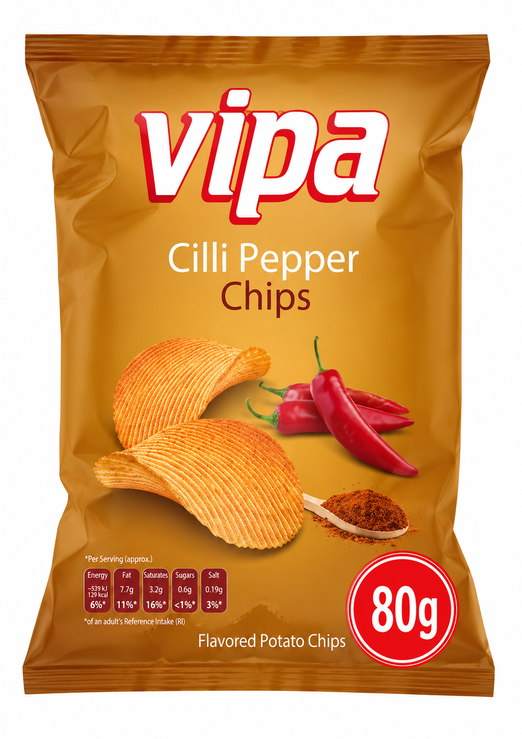 80g Vipa Chips Chilli 80g
