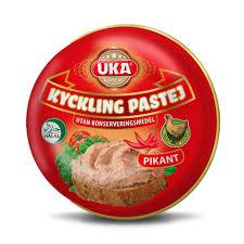 Uka Hühnerpastete 95g scharf