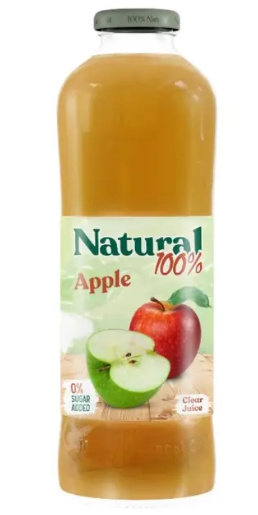 Relax Natural 100% Apfel klar 750ml Glas