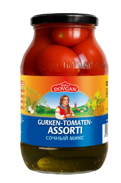 Dovgan Mix Tomaten und Gurken 1850g Dovgan Mix Tomaten und Gurken 1850g