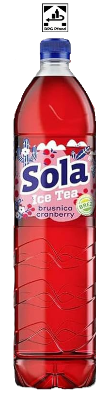 Sola Eis Tee Preiselbeere 1,5l PET mit Pfand Sola Eis Tee Preiselbeere 1,5l PET mit Pfand