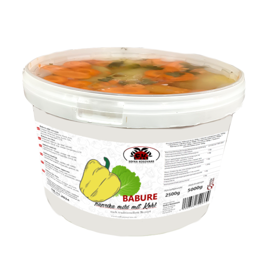 SK Somborka Amanda mit Kraut mild 5000g Eimer PVC
