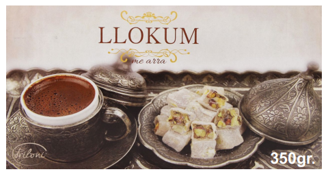 Llokum mit Walnuss Driloni 350g Angebot