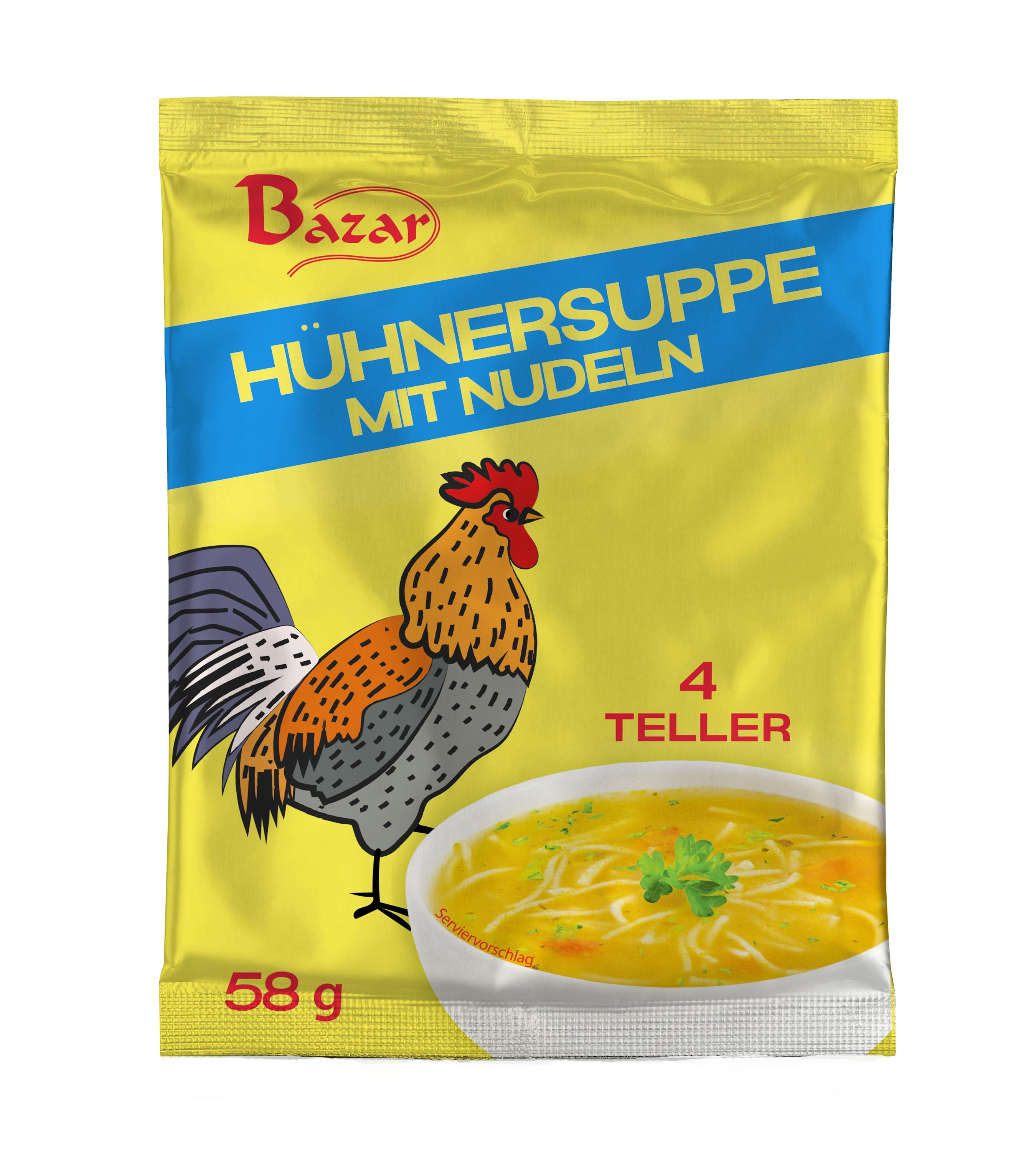 Bazar Hühnersuppe 58g