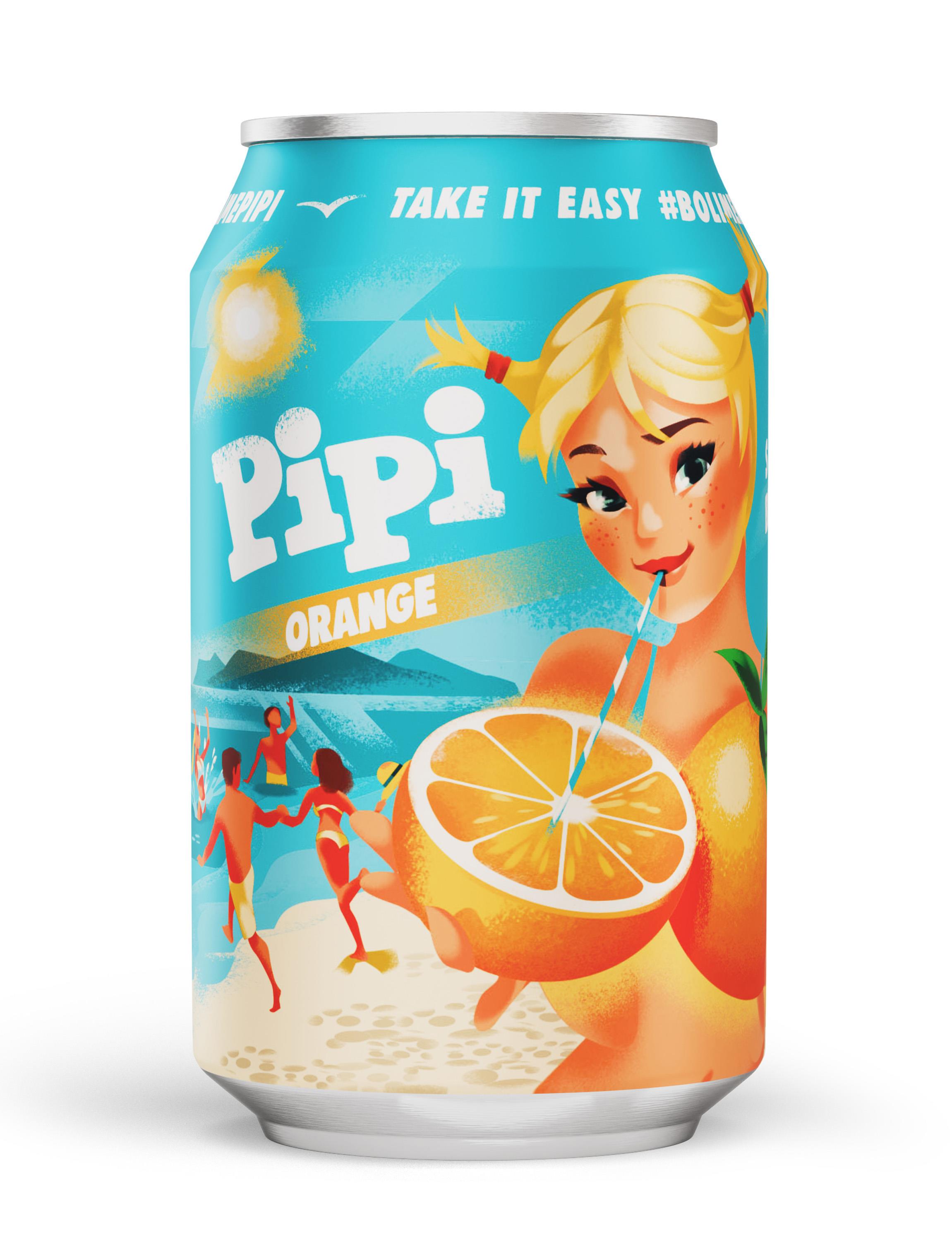 PIPI Erfrischungsgetrank Orange Dose 330ml PIPI Erfrischungsgetrank Orange Dose 330ml