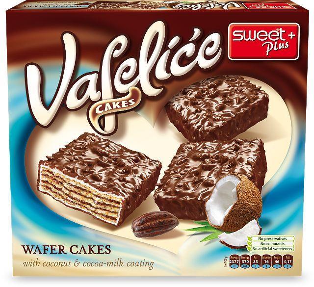 Chudo zydo Vafelice mit Kokos schwarz 165g