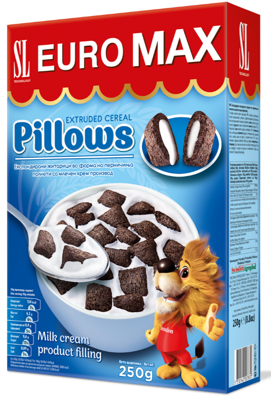 SL Swiss Lion Euro Max Pillows Milk Cream A4CO2 250g Angebot SL Swiss Lion Euro Max Pillows Milk Cream A4CO2 250g Angebot