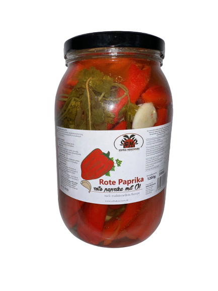 Rote paprika mit Öl 2kg Premium Sofra Kosovare