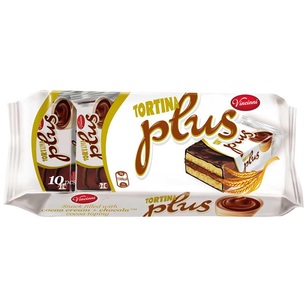 Tortina Plus Kuchenschnitten Kakao 300g