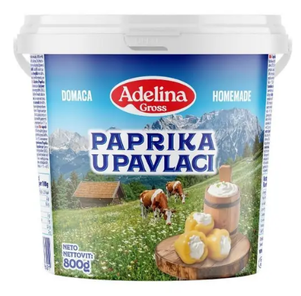 Paprika gefüllt mit Pavllak 800g Adelina