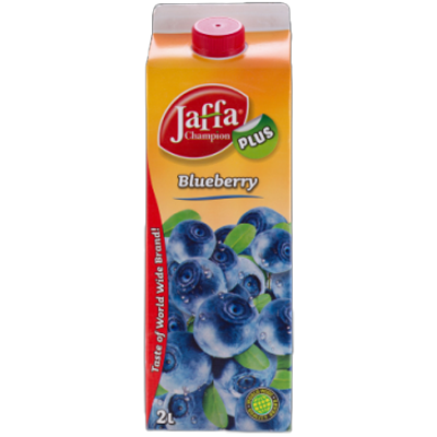 Jaffa Plus Blaubeersaft 1 liter Tetrapack Slim