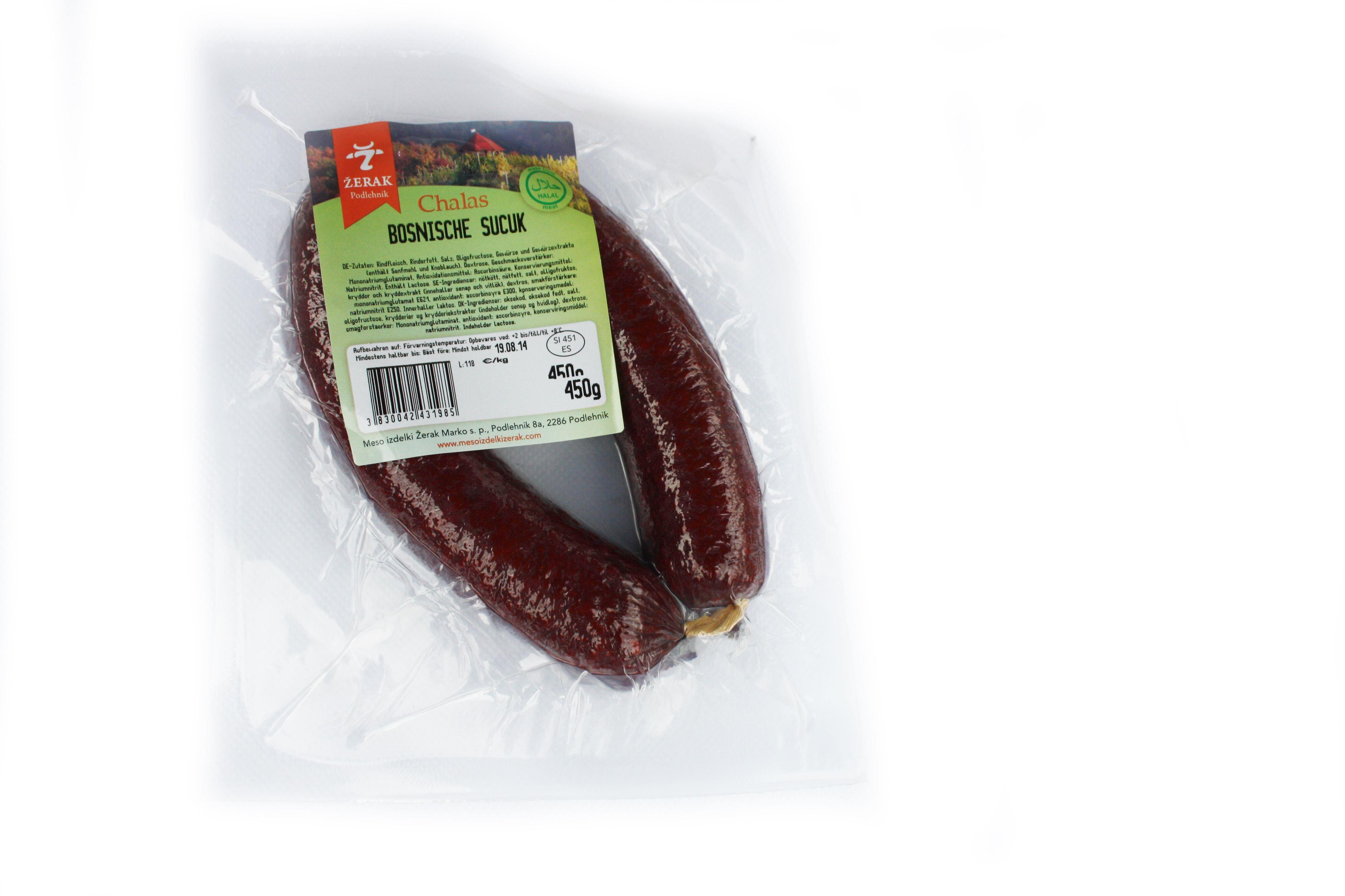 Bosna Sudzuk mild 400g