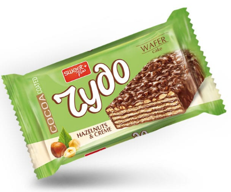 Chudo Waffel mit Haselnussstücken 47g