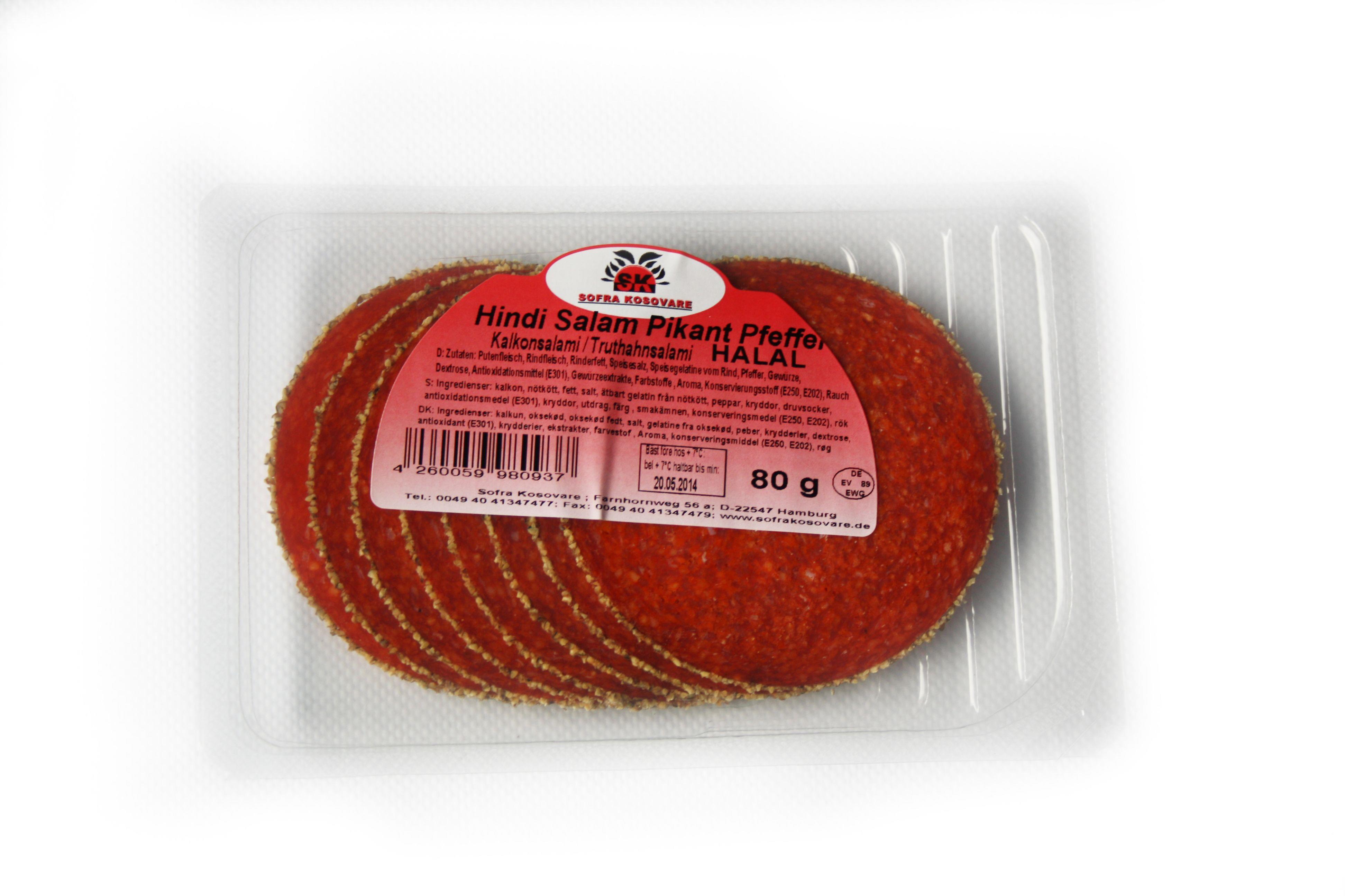 Hindi Salami Dilimi pfeffer 80g