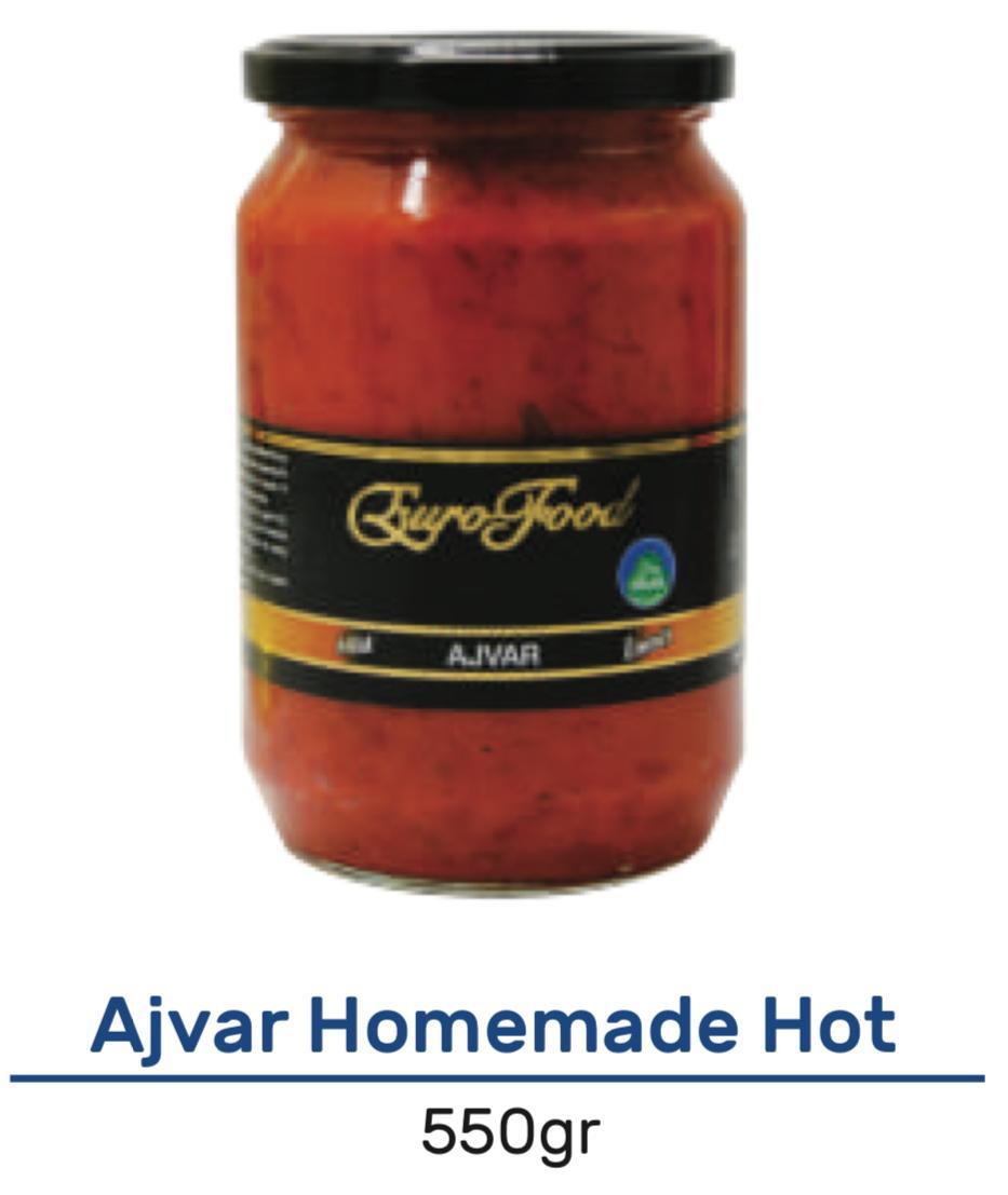 Ajvar scharf hausgemacht Eurofood 550g Angebot