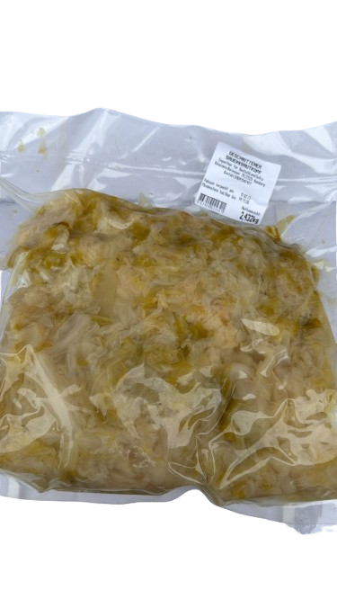 geschnittener Kiseli Kupus Lahana Kohl Sauerkrautkopf Vakuum kg