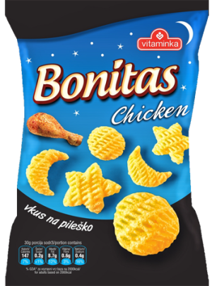 Bonitas Chips Hühnergeschmack Vitaminka 60g